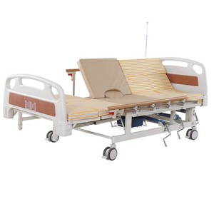Cama de enfermería manual Lohas ZF-02P de acero al carbono para el cuidado en el hogar de pacientes mayores con función de elevación de espalda y piernas. - Product Image 2