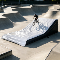 Rampe d'atterrissage gonflable personnalisée pour le FMX, le VTT, le BMX, la randonnée en plein air, la glisse sur neige, les sauts acrobatiques, l'airbag gonflable