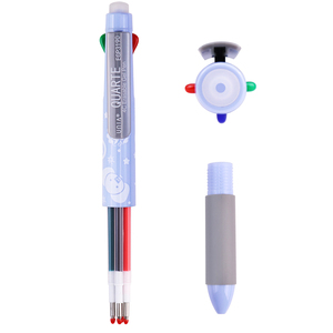 Logo personalizzato 4 colori <span class=keywords><strong>cancellabile</strong></span> <span class=keywords><strong>penna</strong></span> <span class=keywords><strong>a</strong></span> <span class=keywords><strong>sfera</strong></span> multicolore 4-in-1 <span class=keywords><strong>penna</strong></span> <span class=keywords><strong>a</strong></span> <span class=keywords><strong>sfera</strong></span> di plastica con inchiostro Gel multicolore promozioni all'ingrosso - Product Image 4