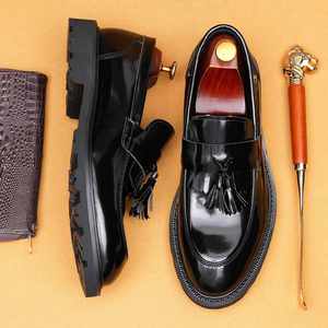 Sandales romaines pour hommes en cuir véritable respirantes et légères à bout pointu, chaussures décontractées d'automne pour l'extérieur et la plage, à lacets - Product Image 1