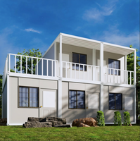 Maison mobile modulaire portable à 2 étages, préfabriquée, détachable, type conteneur, avec salle de bain et toilettes
