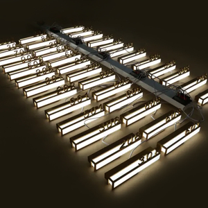 Letrero de Número de Habitación de Hotel de Lujo, Retroiluminado, de Acero Inoxidable, Placa LED para Puerta, Letrero de Número de Habitación Personalizado en Acrílico Dorado - Product Image 4