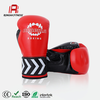 Gants de boxe pour enfants et jeunes avec logo personnalisé, sangle auto-agrippante, support de poignet respirant et écologique pour l'entraînement de boxe
