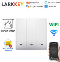 Larkkey Tuya Smart PC Interrupteur tactile WiFi 3 voies 10A de haute qualité 86 EU UK avec commande vocale