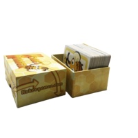 Service d'impression de cartes de jeu en papier personnalisées OEM, ensemble de cartes de jeu de société avec guide et boîte en carton