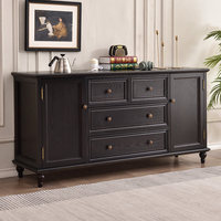 Commode en bois de pin massif de style américain, neuf tiroirs, chambre à coucher, luxe léger, meuble de rangement moderne, mobilier de maison
