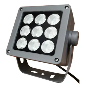 IP67 Vierkante Rgbw Led Outdoor DMX512 Rgb Rgbw Landschap Lamp Gevel Exterieur Spotlight 36W 48W 72W Led ronde Overstroming Licht