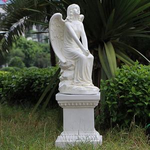 Statue de fille Anime garçon et fille embrassant statue de fille nue en marbre - Product Image 2
