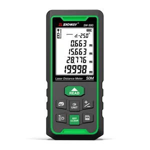 Hot販売Laser Distance Meter Green Rangefinder 100m 70メートル50メートルOutdoor Range Finder Laser Distance Meters