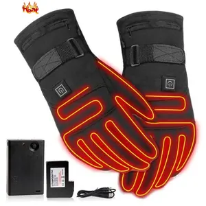 2022 Fashion Sport Skiing Rechargeable Best Electric Heated Gloves