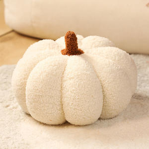Oreiller en peluche créatif en forme de citrouille pour l'intérieur, jouet en peluche super doux en coton PP, coussin de salon pour baie vitrée, brodé, anti-stress - Product Image 6