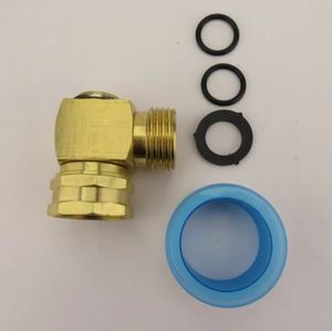 Raccord coudé pivotant à 90 degrés en laiton massif pour <span class=keywords><strong>tuyau</strong></span> d'arrosage Protecteur de <span class=keywords><strong>tuyau</strong></span> d'arrosage - Product Image 5