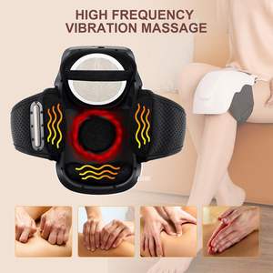 ผ้าพันเข่าแบบชาร์จไฟได้พร้อมเครื่องนวดเข่าแบบให้ความร้อนด้วยไฟ LED ผ้าพันเข่าแบบให้ความร้อนพร้อมปรับอุณหภูมิและระบบสั่นสะเทือนได้ - Product Image 2