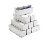 Customized White Kraft Paper Art Paper Packaging Box Corrugated Cardboard Self-locking Recyclable Mailing Sponge Matt Lamination