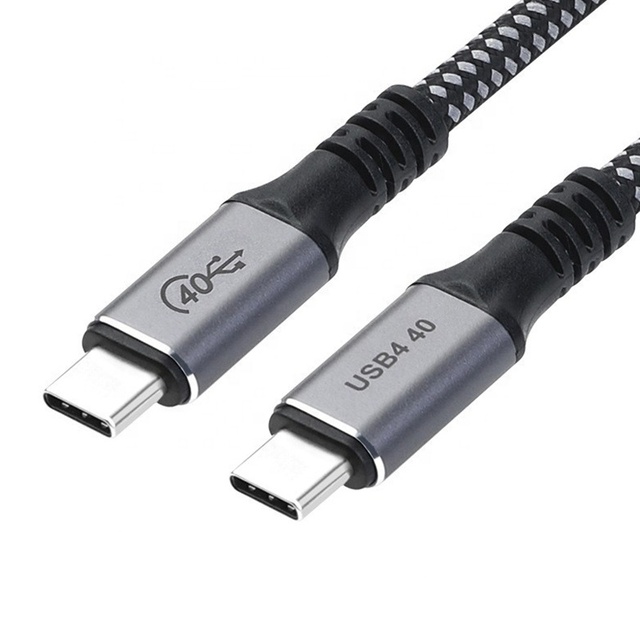 High End 40Gbps 100W PD 5A QC 4.0 Type USB C to USB C Cable USB-C Quick Charge 4.0 Cable Cord