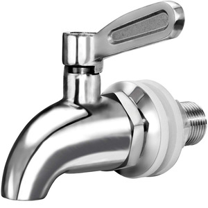 Grifo de acero inoxidable con válvula de bola de 12 mm para barril de vino, cubo de bebidas, grifo de cerveza - Product Image 1