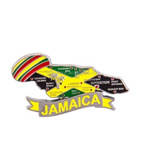 Hot Sale <strong>Rasta</strong> Colors Customized Magnetic Beer Opener Metal Tourist Souvenir Gift Items Jamaica Fridge Magnet Bottle Opener - Product Image 4