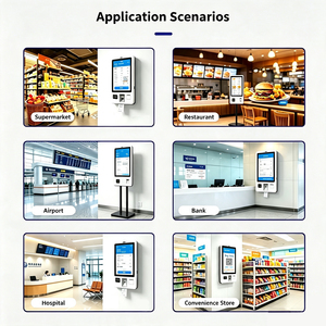 Kiosque de commande et de paiement en libre-service pour <span class=keywords><strong>restaurant</strong></span> avec écran tactile mural de 21,5 pouces, lecteur/enregistreur RFID, compatible OEM ODM - Product Image 6