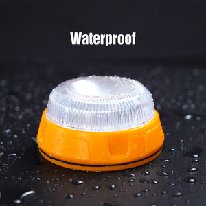 Moons Been – lumière d'avertissement de circulation, LED jaune, clignotante, lumière d'urgence pour voiture, support magnétique, DC 12V - Product Image 4