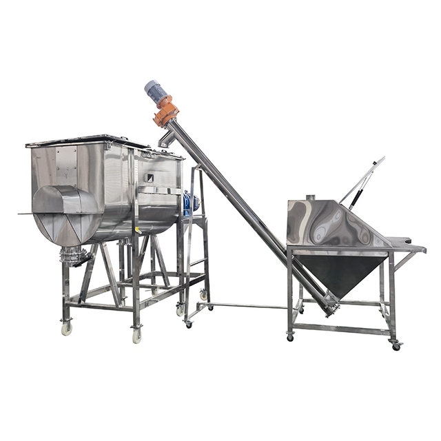 100/200/300/500/1000 L High Voltage Industrial Horizontal Paddle Heating Molasses Mixer 2 Shaft Mixer 500 kg