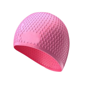 Bonnet de bain unisexe en gel de silicone, imperméable, confortable, non-compressif, avec logo imprimé, pour adultes, transfrontalier - Product Image 5