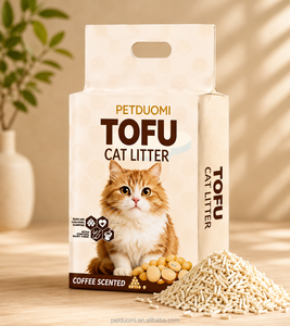 Factory Wholesale Tofu Cat Litter Plant Based Flushable Cat <b>Sand</b> OEM Manufacturer - Product Image 1