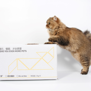<span class=keywords><strong>Litière</strong></span> pour chat au tofu mixte ultra absorbante et à séchage rapide à base de sable de zéolite de soja et de maïs avec charbon actif - Product Image 1