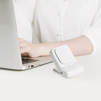 2025 Mini ventilateur de cou de refroidissement Rechargeable Portable pliable à trois vitesses léger portable taille Clip utilisation en extérieur