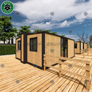 Villa mobile préfabriquée en panneaux sandwich, 2-3 chambres, extensible, maison conteneur en kit, construction rapide - Product Image 4