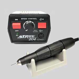 Micromoteur professionnel portable pour ongles STRONG 204 102L, pièce à main brossée - Product Image 2