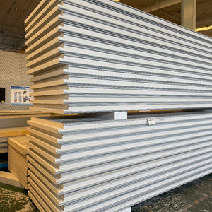 Paneles sándwich aislados de espuma de poliuretano PU/<span class=keywords><strong>PUR</strong></span>/PIR para pared y techo para pollo/Casa Grande/cámara frigorífica - Product Image 5