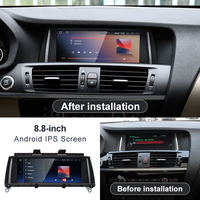 STWEI 2025 Nouvel écran multimédia Android AUTO CarPlay Qualcomm Snapdragon 665 6125 pour BMW X3F25 X4F26 Navigation GPS Bluetooth DSP