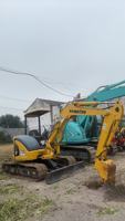 Mini-excavatrice sur chenilles PC40, petite excavatrice de marque japonaise, 4 tonnes, d'occasion, mini-excavatrice PC40