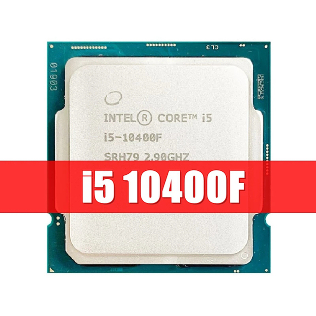 Brand New Core I5-10400F 2.9 GHz 6-Core CPU 12-Thread 65W LGA1200 B460 H510 for Desktop Bulk Wholesales