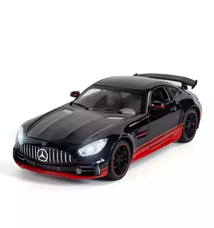 Luxury 1:24 Gtr Amg Benz Diecast Model Car Darth Vader Collection Zinc Alloy Simulation Metal Sport Car Toys For Gift