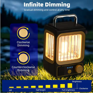 Outdoor Portable Waterproof Rechargeable Modern LED <b>USB</b> Camping Lantern Tent <b>Lamp</b> Night Light Alloy ABS Aluminum Alloy - Product Image 6