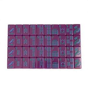 Wholesale Luxury Botanical Series American Mahjong Set 160Pcs Multi-Color Floral Engraved Eco-Friendly Tiles Entertainment - Product Image 3