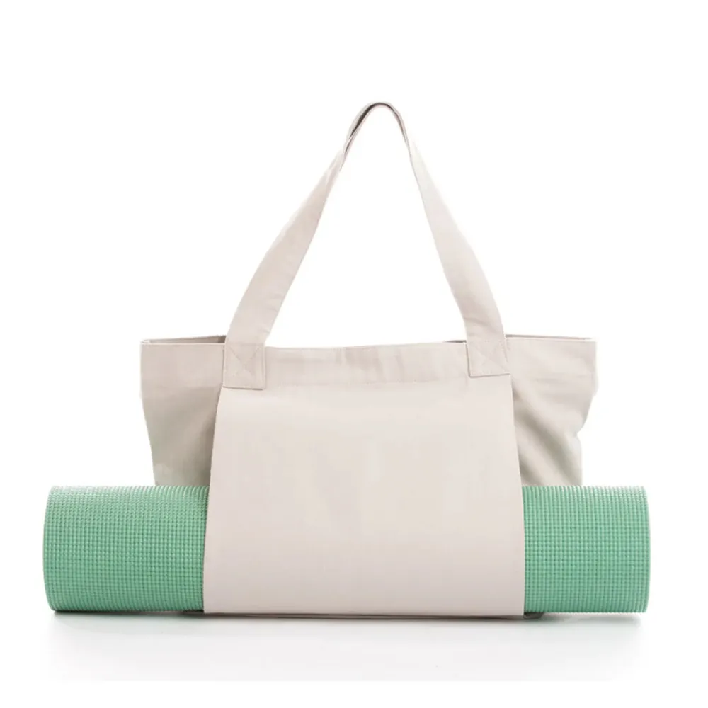 Eco-friendly Shopping Bag Wholesale Yoga Mat Bag The Original Tote Sling Carrier Side Pocket Fits Most Size Mats Tote Bag
