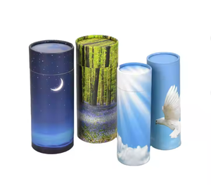 Urnes funéraires <span class=keywords><strong>en</strong></span> papier écologique Vase funéraire Cercueil <span class=keywords><strong>en</strong></span> <span class=keywords><strong>carton</strong></span> Urne à tube de dispersion <span class=keywords><strong>pour</strong></span> cendres - Product Image 1