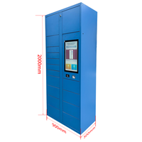 Casier intelligent pour colis en extérieur, casier à accès intelligent, distributeur automatique, casier intelligent pour salle de sport