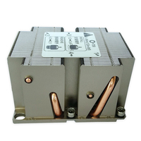 Dissipateur thermique pour CPU LGA 3647, 4 caloducs, éclairage LED, refroidisseur de boîtier d'ordinateur 2U en aluminium personnalisé avec 17 dBa de silencieux et deux roulements à billes