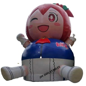 Lapin de Pâques gonflable Momy et bébé lapin avec des œufs, lapin gonflable Momy et bébé lapin - Product Image 3