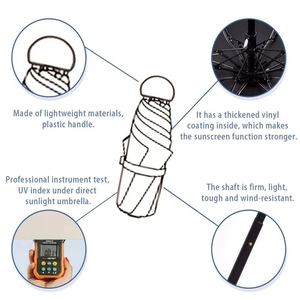 Portable Mini Pocket Capsule Umbrella Rain Shine <b>Waterproof</b> Sun Shade Compact Travel Car Gift Umbrella - Product Image 3
