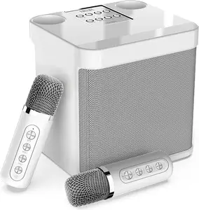 Karaoke Machine with 2 Wireless Microphones for Adults, Kids Portable Blueteeth Speaker, HD Sound PA System,