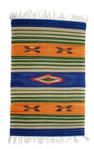 Tapis moderne en coton 100% tissé à la main, lavable, à poils moyens - Product Image 3