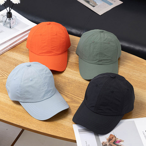 Casquette de course personnalisée de haute qualité, non structurée, à 6 panneaux, avec trous <span class=keywords><strong>d</strong></span>écoupés au laser, casquette de <span class=keywords><strong>camping</strong></span> pour homme, casquette de <span class=keywords><strong>camping</strong></span> en nylon à séchage rapide - Product Image 2