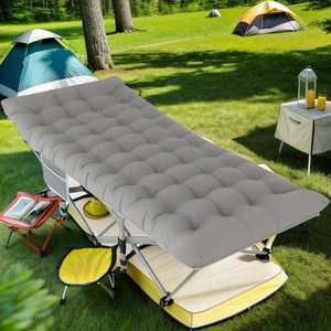 Lit de camping pliant avec sac de rangement pour adultes Lit de couchage léger portable pour voyage en plein air randonnée facile à installer - Product Image 2