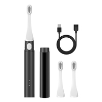 Sikat Gigi Elektrik Sonic Portabel OEM Omni-motion Isi Ulang 5 Mode IPX 7 dengan Timer Pintar Frekuensi Tinggi 38.000