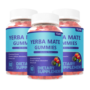 เยอร์บา มาเต้ ลีฟ เอ็กซ์แทร็ค กลูมมี่ส์ อาหารเสริมสมุนไพรเพื่อการเผาผลาญพลังงาน  กลูมมี่ส์เยอร์บา มาเต้ ธรรมชาติ - Product Image 3