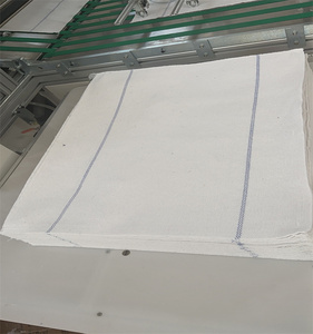 Chiffon de nettoyage double face simple en coton recyclé écologique à bonne absorption avec œillet, fourni par l'usine - Product Image 3